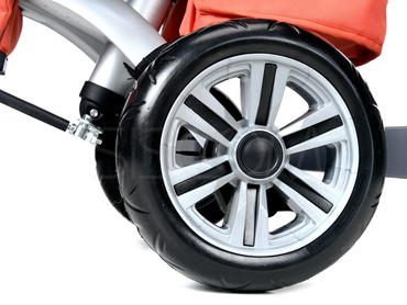 Rowerek trójkołowy z daszkiem Viky Bike Premium - pomarańczowy