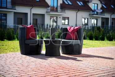Zestaw Technorattan WAZON - 2 fotele + stolik