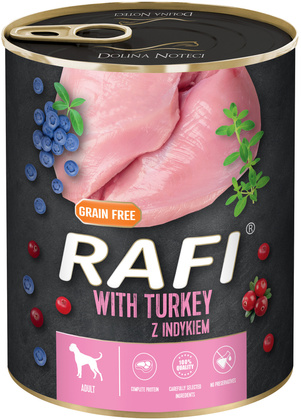 Mokra karma dla psa Rafi MIX SMAKÓW 24x800g